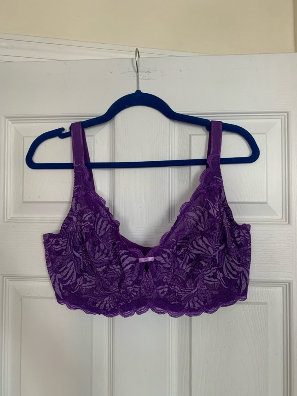 NWOT Felina Purple lace bra - 38G